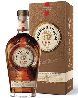Vecchia Romagna Riserva Tre Botti Italian Brandy 70 cl 40.8%